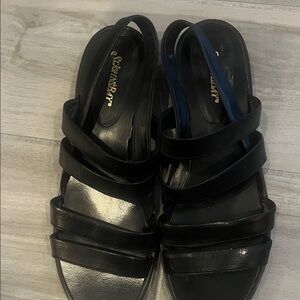 St. John's Bay Black Strappy Sandals